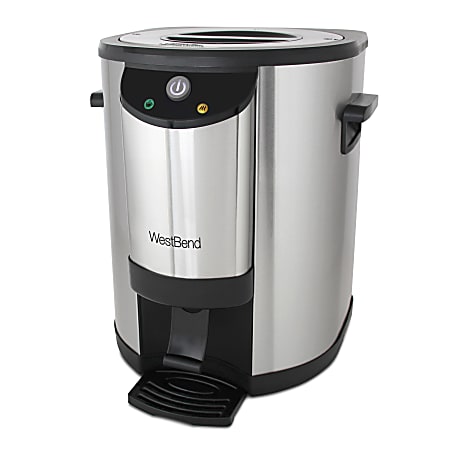 West Bend 30-Cup Commercial Coffee Urn, Silver