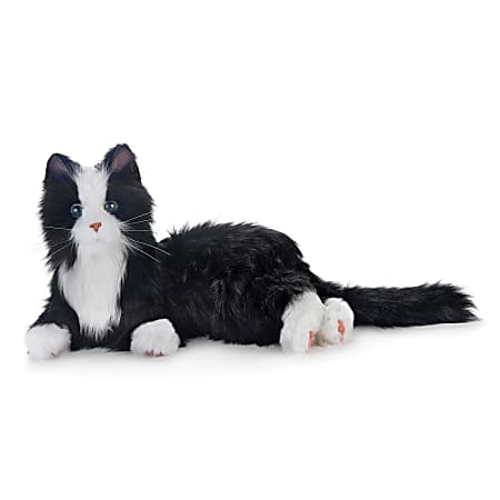 Joy for All&reg; Companion Pet Cat Interactive Toy, 9-1/2", Black/White