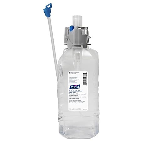 PURELL® 1500mL Refill Fresh Scent Foam Soap - Fresh ScentFor - 50.7 fl oz (1500 mL) - Kill Germs - Hand - Clear - Dye-free, Paraben-free, Phthalate-free, Hygienic, Bio-based - 1 Each