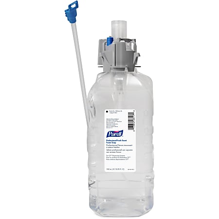 PURELL® 1500mL Refill Fresh Scent Foam Soap - Fresh Scent Scent - 50.7 fl oz (1500 mL) - Kill Germs - Clear - Dye-free, Paraben-free, Phthalate-free, Hygienic - 1 Each