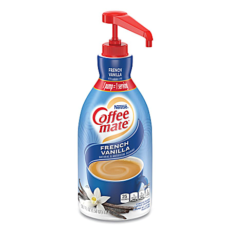 Nestlé® Coffee-mate® Liquid Creamer, French Vanilla Flavor, 50.72