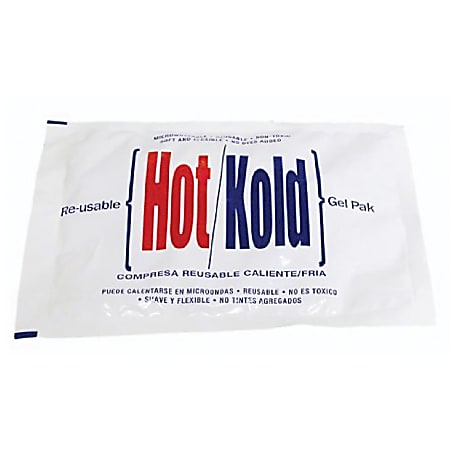 Mabis DMI HealthCare Reusable Hot & Kold® Gel Packs, Large (8 1/2" x 6")/Small (7" x 5"), Pack Of 2
