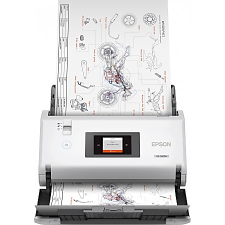 Epson DS-32000 Large Format Sheetfed Scanner - 1200 dpi Optical - 30-bit Color - 24-bit Grayscale - 90 ppm (Mono) - B11B255201