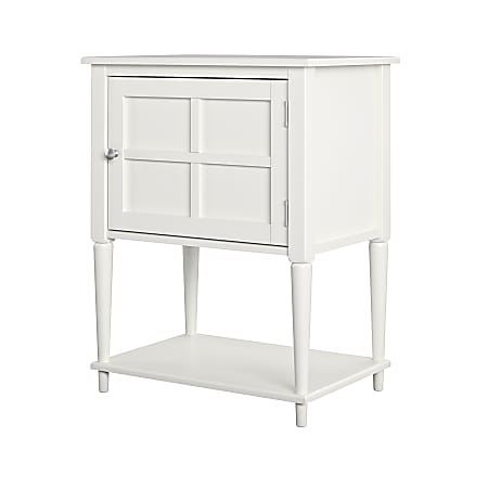 Ameriwood™ Home Fairmont Accent Table, 28-5/16"H x 22"W x 15-3/4"D, Ivory