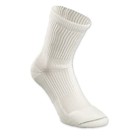 Sockwise Euros Rx™ Diabetic Crew Socks, Medium, White