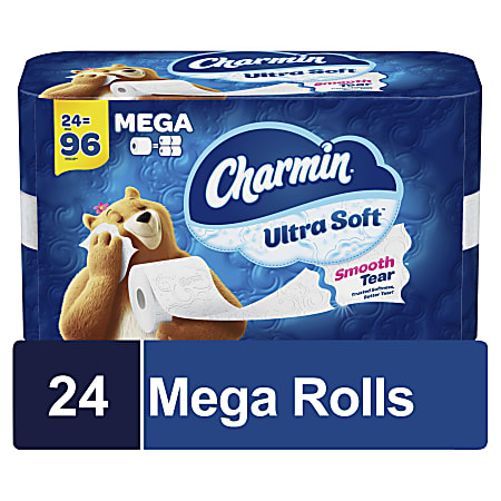 Charmin Ultra Soft Mega Roll Toilet Paper, 4