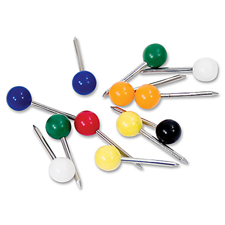 Gem Office Products Round Head Map Tacks - 0.18 Gem Office Products Round Head Map Tacks - 0.18
