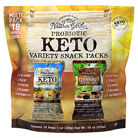 Nature&#x27;s Garden Keto Variety Snack Packs, 1 Oz,