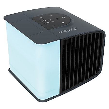 Evapolar evaSMART 3-Speed Personal Air Cooler, 10-11/16” x 9-7/16”, Stormy Gray