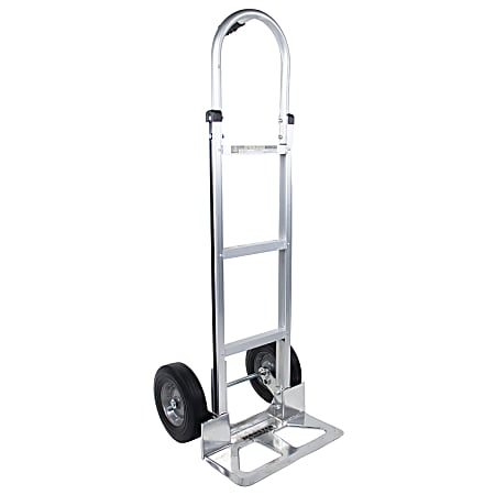 Monster Trucks® TUFF MAXX™ Aluminum Hand Truck, 52-1/2”H x 18-3/4”W x 18-1/4”D, Silver