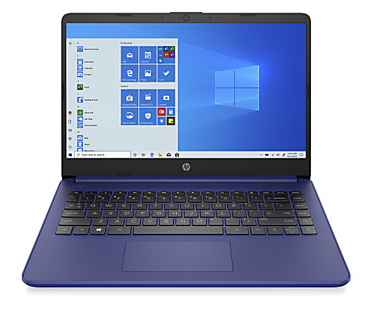 HP 14-dq0010nr Laptop, 14" Screen, Intel Celeron N4020, AI Enabled, 4GB Memory, 64GB Flash Memory, Windows 11 Home,