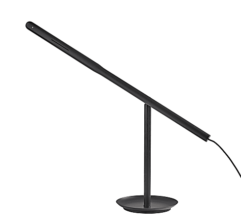 Adesso® Gravity LED Desk Lamp, 26-1/2"H, Black Ash