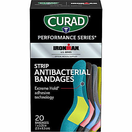 Curad Strip Antibacterial Ironman Bandages - 1