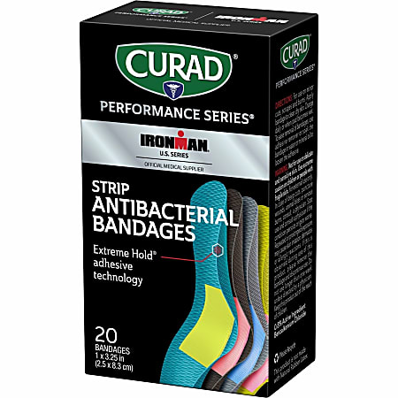 Curad Strip Antibacterial Ironman Bandages - 1