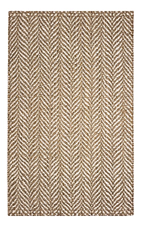 Anji Mountain Sandscape Jute Rug, 2-1/2' x 8', Multicolor