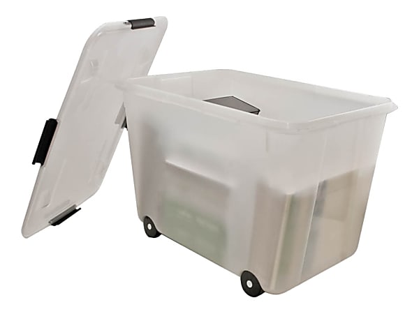 Advantus 15-gallon Rolling Storage Tub, 34009