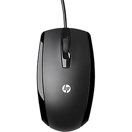 HP Optical Mouse - Optical - USB - 3 x Button - Piano Black