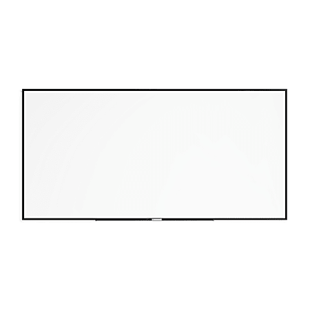 U Brands Magnetic Dry-Erase Board, 95" x 47", Black Aluminum Frame