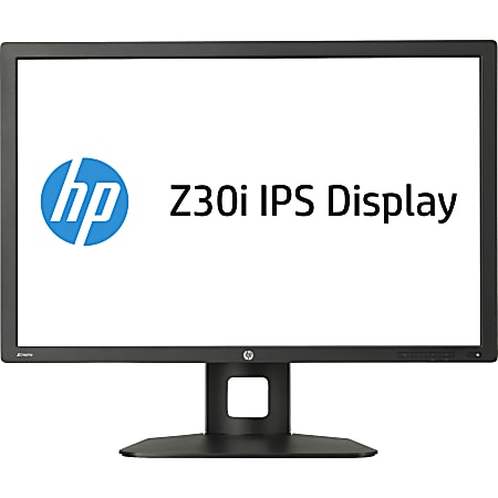 HP Business Z30i 30" WQXGA LED LCD Monitor - 16:10 - Black - In-plane Switching (IPS) Technology - 2560 x 1600 - 350 Nit - 8 ms - 60 Hz Refresh Rate - DVI - HDMI - VGA - DisplayPort