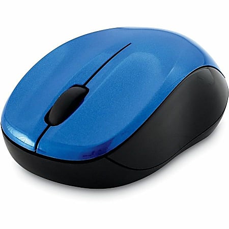 Verbatim® Silent Wireless Blue LED Mouse For USB Type A, Blue