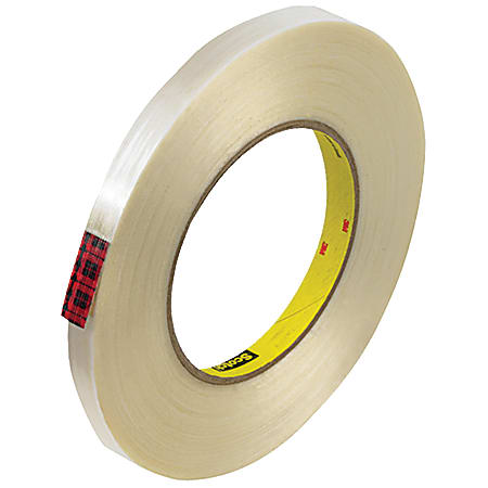Scotch® 890MSR Strapping Tape, 3" Core, 0.5" x 60 Yd., Clear, Case Of 72