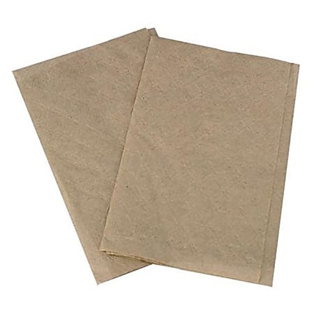 Karat 2-Ply Interfold Napkins, 8" x 6-1/2", Kraft, Set Of 6,000 Napkins