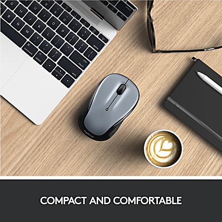 Logitech M325s Wireless Optical Mouse Silver - Office Depot