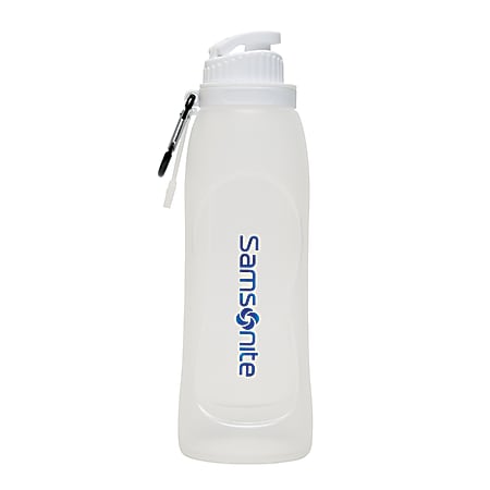 Samsonite® Collapsible Water Bottle, 17 Oz, Clear