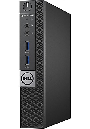 Dell™ Optiplex 7040 Micro Refurbished Desktop, Intel® Core™ i5, 16GB Memory, 480GB Solid State Drive, Windows® 10, RF610449