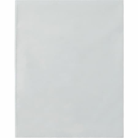 Business Source Full Sheet Top Load Poly Sheet Protectors - 3.1 mil Thickness - For Letter 8 1/2