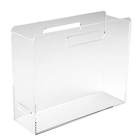 Russell &amp; Hazel Acrylic File Box For File Folders, Storage Box  - 47714