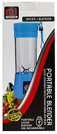 Quick Communication Corp. Mi Cocina Portable Mini Blender, Assorted Colors