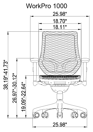 Workpro 1000 task chair hotsell