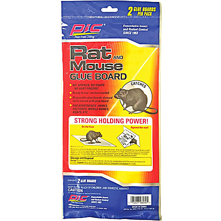 PIC Glue Mouse & Rat Boards - 2 / Pack