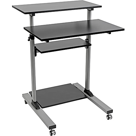 Adjustable floor desk sales