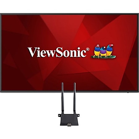 ViewSonic CDE7520-W1 Digital Signage Display - 75" LCD - ARM Cortex A73 - 3 GB DDR4 SDRAM - 3840 x 2160 - Direct LED - 450 Nit - 2160p - HDMI - USB - DVI - SerialEthernet - Android 8.0 Oreo