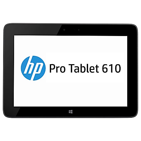 HP Pro Tablet 610 G1 Net-Tablet, 10.1" Screen, 2GB Memory, 32GB Storage, Windows® 8.1, Graphite