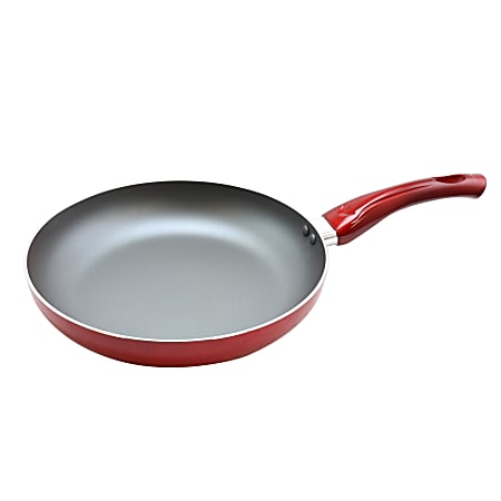 Oster Sato Frying Pan, 8", Metallic Red