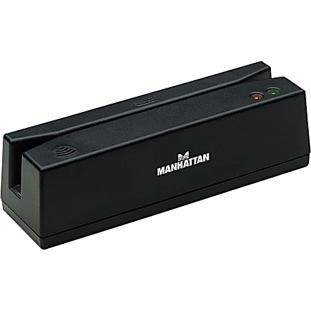 Manhattan USB Magnetic Strip Card Reader - USB, Triple Track Reader