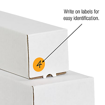 Tape Logic Removable Inventory Labels DL1388FO Round 34 Fluorescent ...