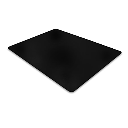 Floortex&reg; Advantagemat&reg; Vinyl Rectangular Chair Mat for Carpets, 29.5" x 47", Black