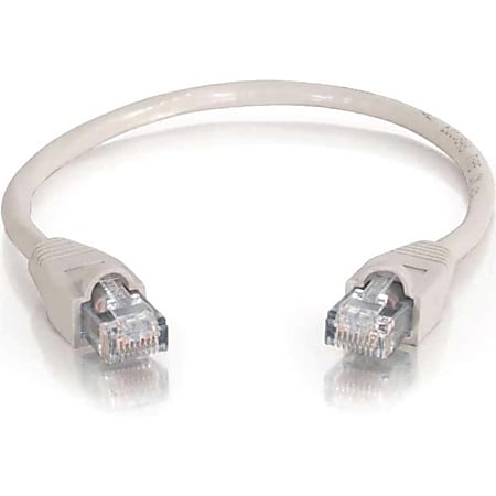 C2G 25ft Cat6 Snagless Unshielded (UTP) Network Patch Cable (USA-Made) - Gray