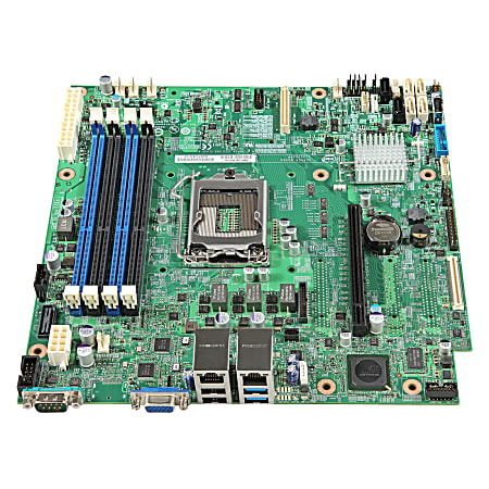 Intel S1200V3RPO Server Motherboard - Intel Chipset - Socket H3 LGA-1150 - 5 Pack
