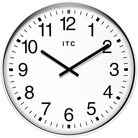 Infinity Instruments Profuse Wall Clock, 19”, White