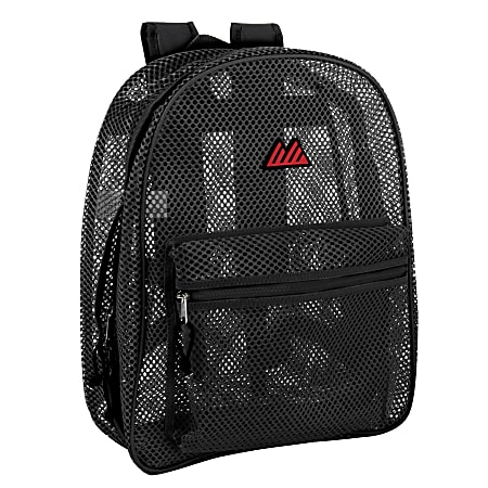 Trailmaker Mesh Backpack, Black