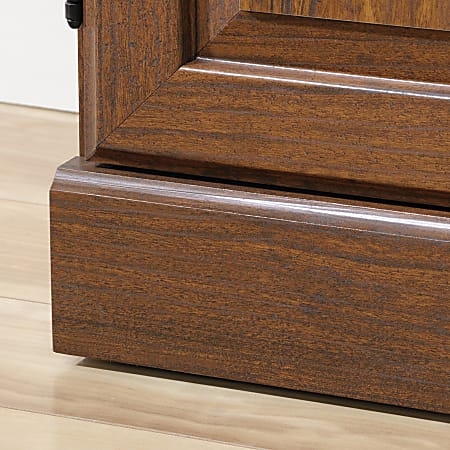 Sauder Orchard Hills 5 Shelf Library Bookcase With Doors Milled