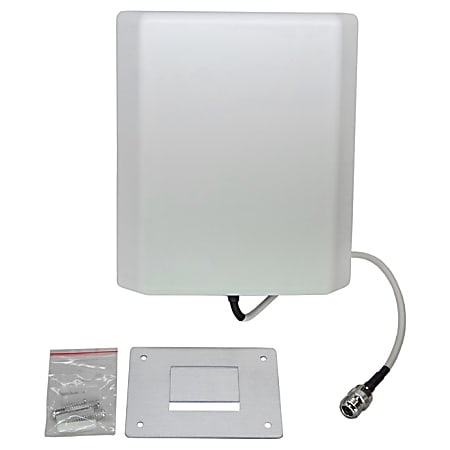Premiertek Wide Band 698-2700MHz 5dBi/7dBi Wall Mount Directional Panel Antenna N Female - 698 MHz to 2700 MHz - 7 dBi - Cellular Network, Wireless Data NetworkWall Mount - Directional