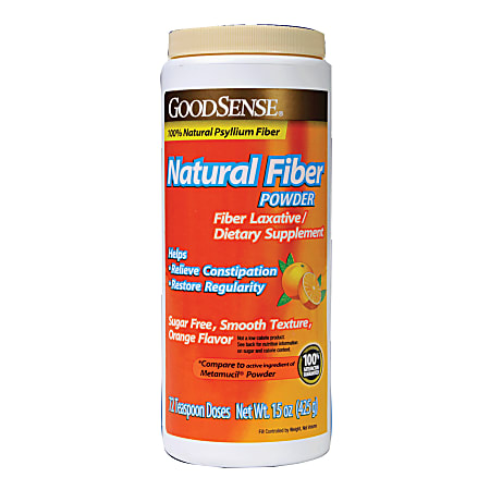 GoodSense® Natural Fiber Powder, Sugar Free Formula, 15 Oz