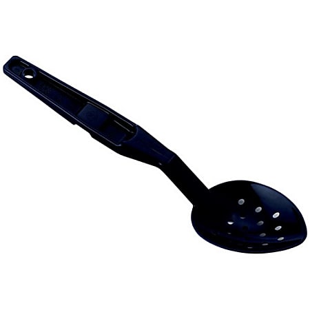 Cambro Perforated Camwear® Serving Spoon, 11", Black