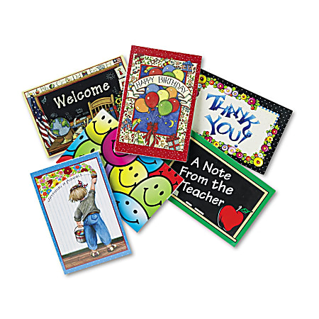 Teacher Created Resources Postcards, 4" x 6", Assorted Colors, Pack Of 180